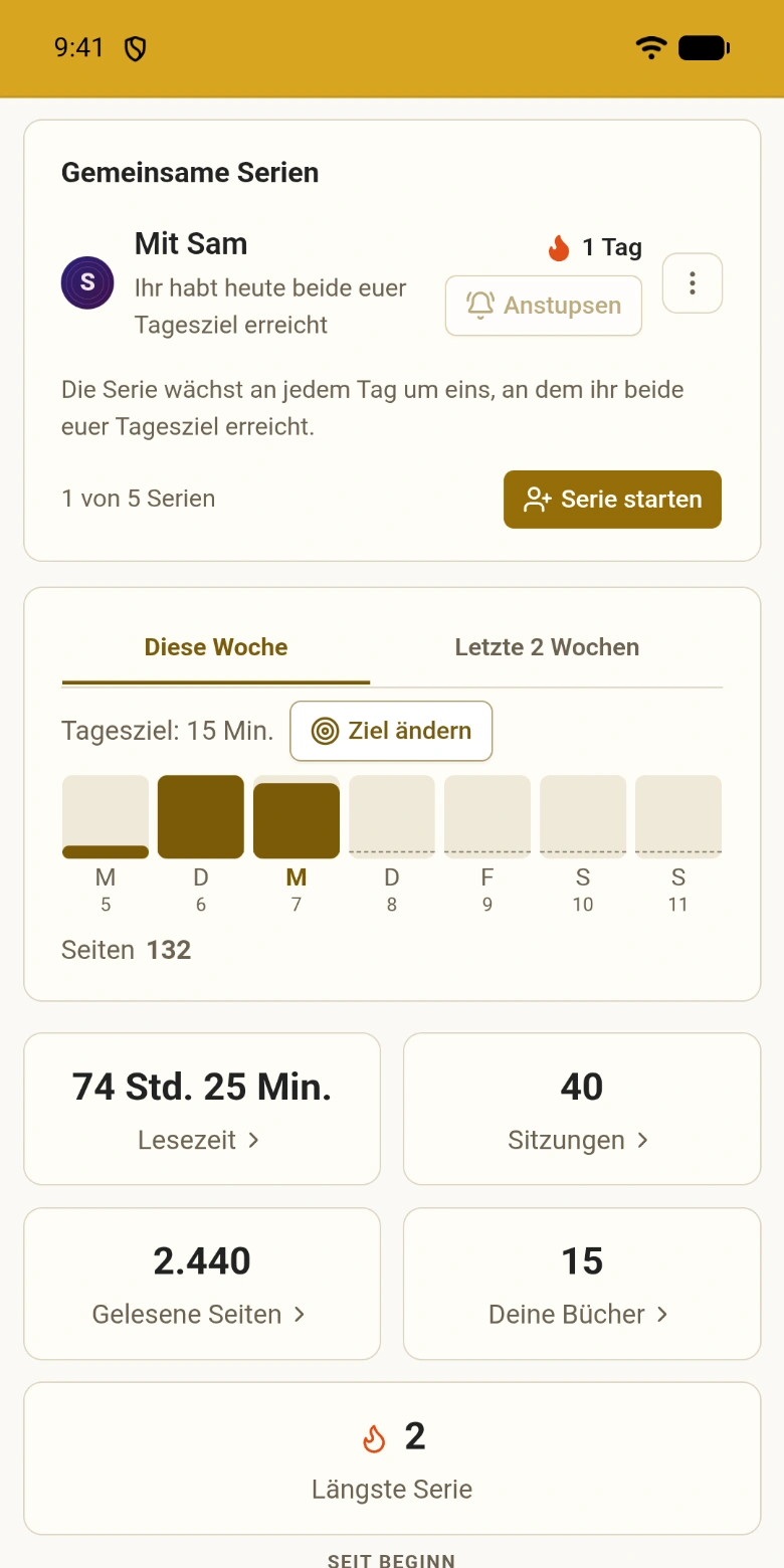 Eine gemeinsame Leseserie