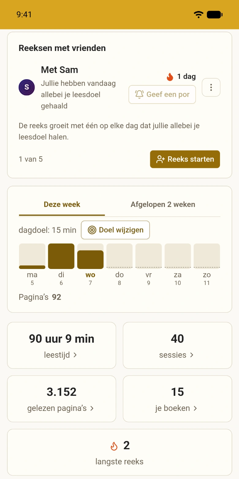 Een streak met een vriend